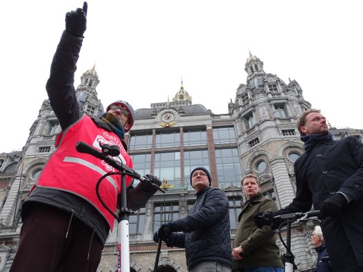 E-steptours in Antwerpen met Ninebot